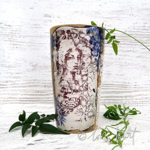 handmade divine goddess ceramic jar