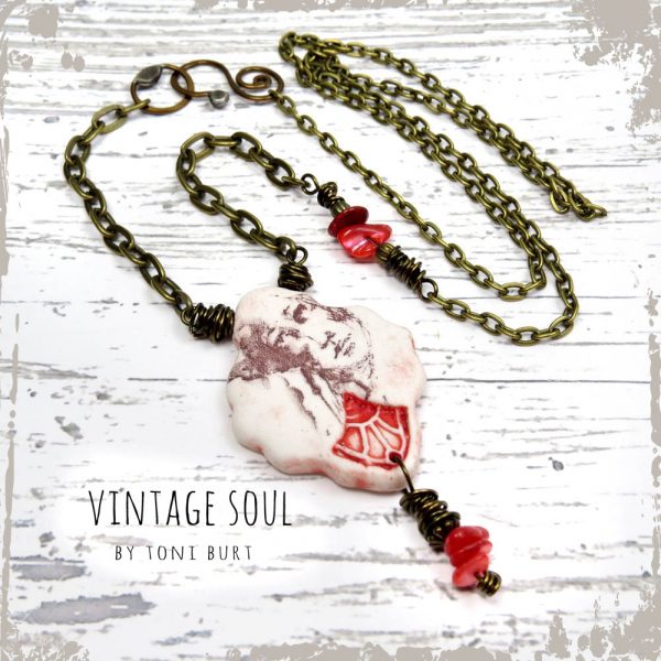 look within spiritual art necklace
