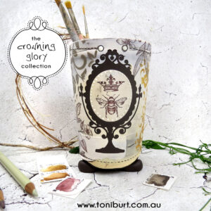 handmade ceramic footed jar crowning glory chocolate 0009