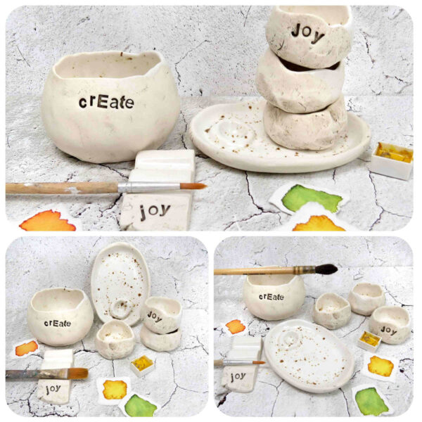 handmade ceramics artist tools earthen white small pc 0001