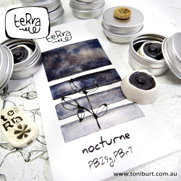 teRra handmade watercolour paints on the go tin sets nocturne 2