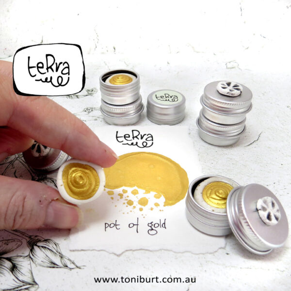 teRra handmade watercolour paints tin sets mini me pogold 2