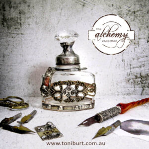 sold alchemy vintage glass soldered bottle (6)