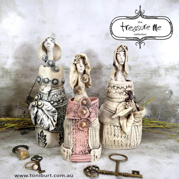 treasure me porcelain ceramic figurines by toni burt multi 13